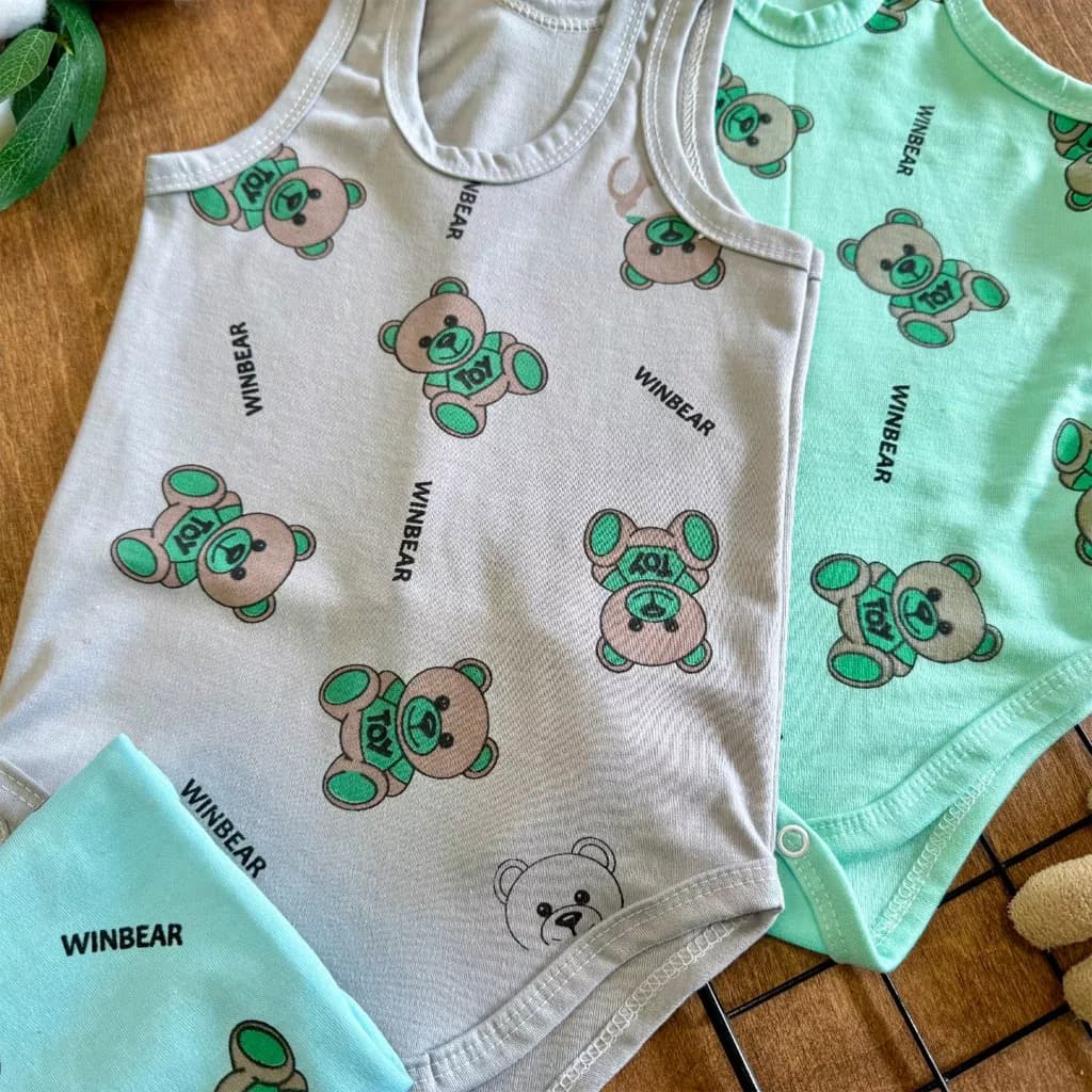 بادی رکابی خرس تدی toy سایز ۲،۳ کد ۵۸۲۸ — تصویر ۳