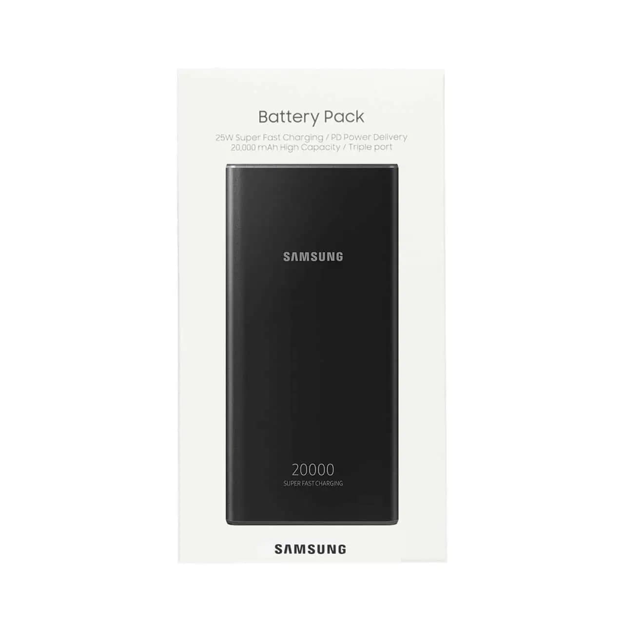 پاوربانک سامسونگ 20000 میلی آمپر25W (PD و فست شارژ) مدل EB-P5300 – مشکی – HighCopy – MMS — تصویر ۶