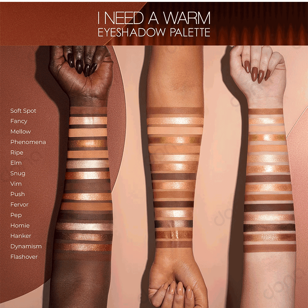 پالت سایه I Need A Warm ناتاشا دنونا — تصویر ۷