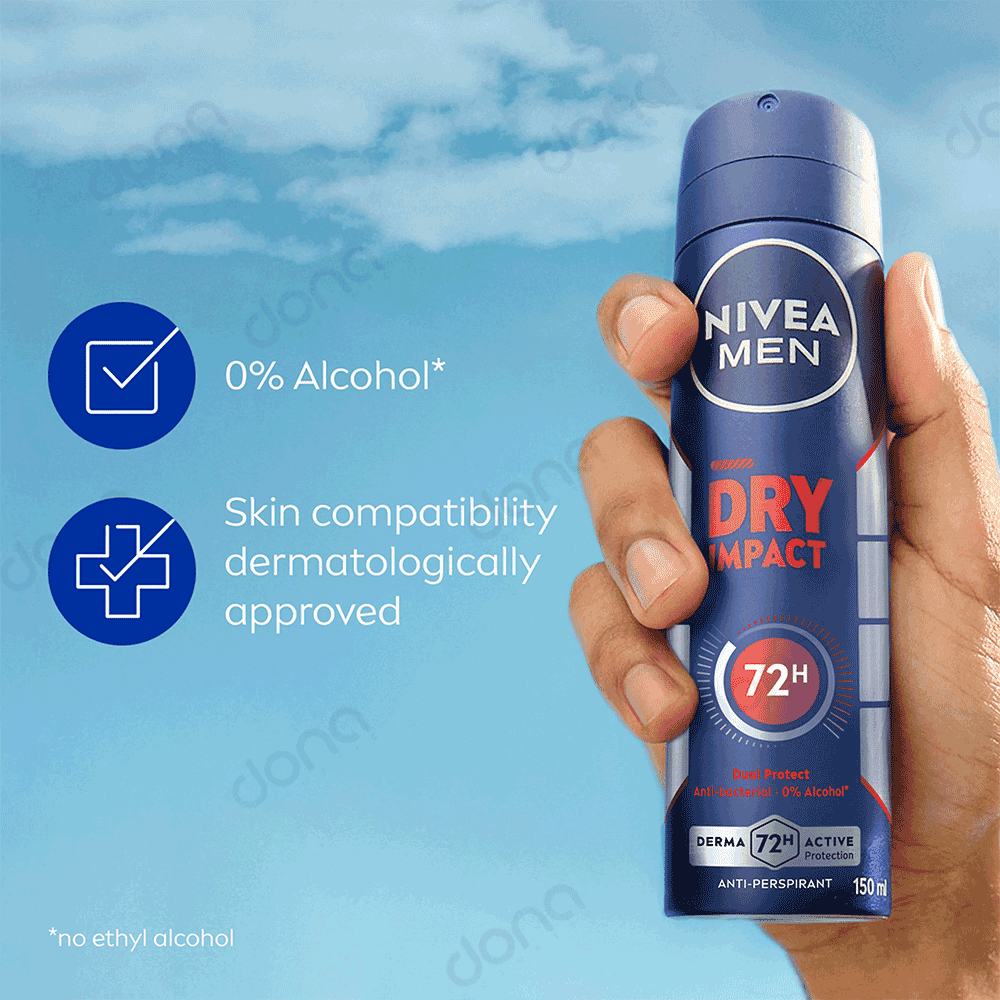 اسپری ضد تعریق مردانه Dry Impact نیوآ — تصویر ۴