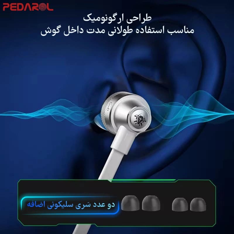 هندزفری گیمینگ پلکستون مدل PLEXTONE G26 همراه مبدل Type-C — تصویر ۷