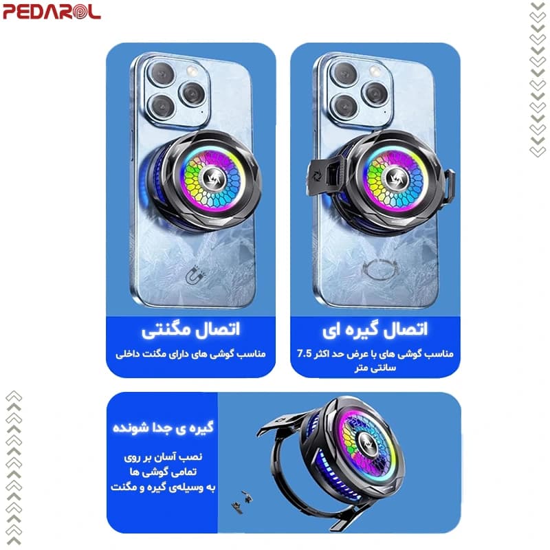 فن موبایل LEIZUN مدل SL25 — تصویر ۴