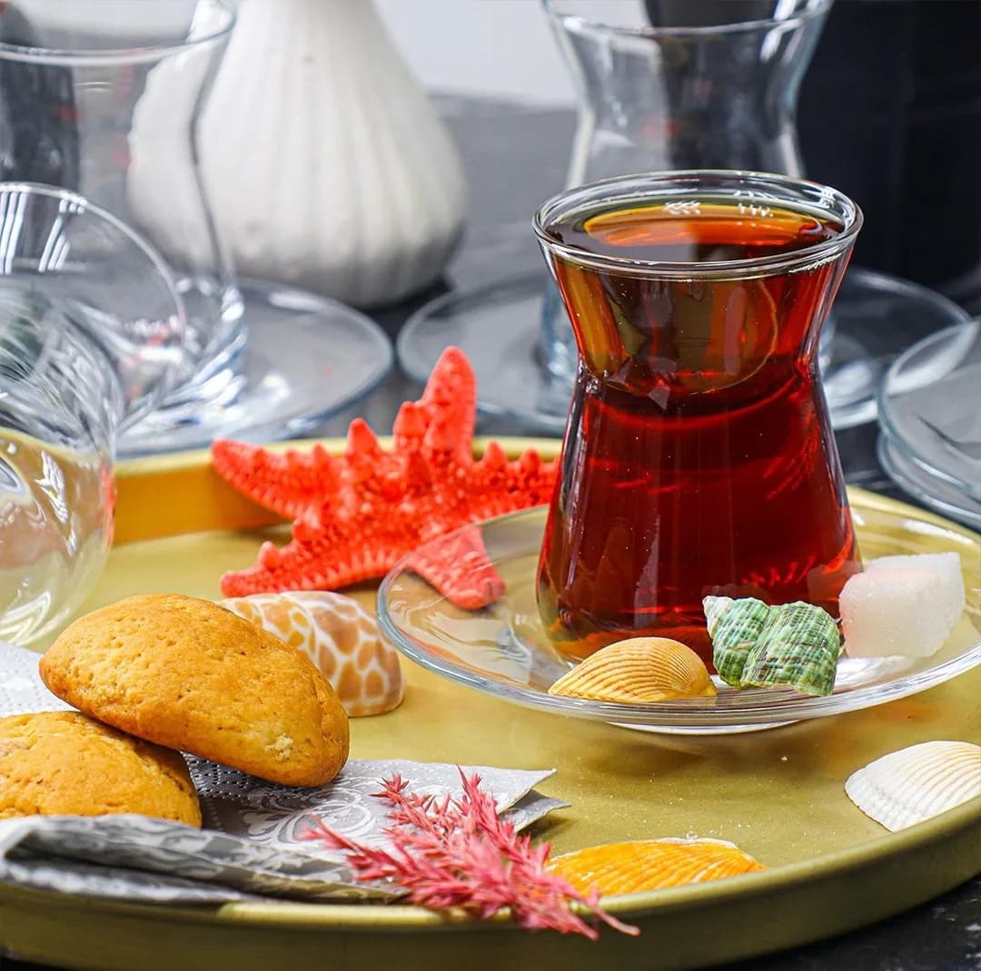 ست فنجان و نعلبکی 12 پارچه پاشاباغچه مدل IREM G4U کد96354 — تصویر ۳