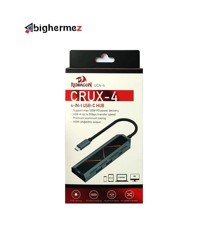 هاب USB ردراگون 4 پورت مدل UCA-4 — تصویر ۳