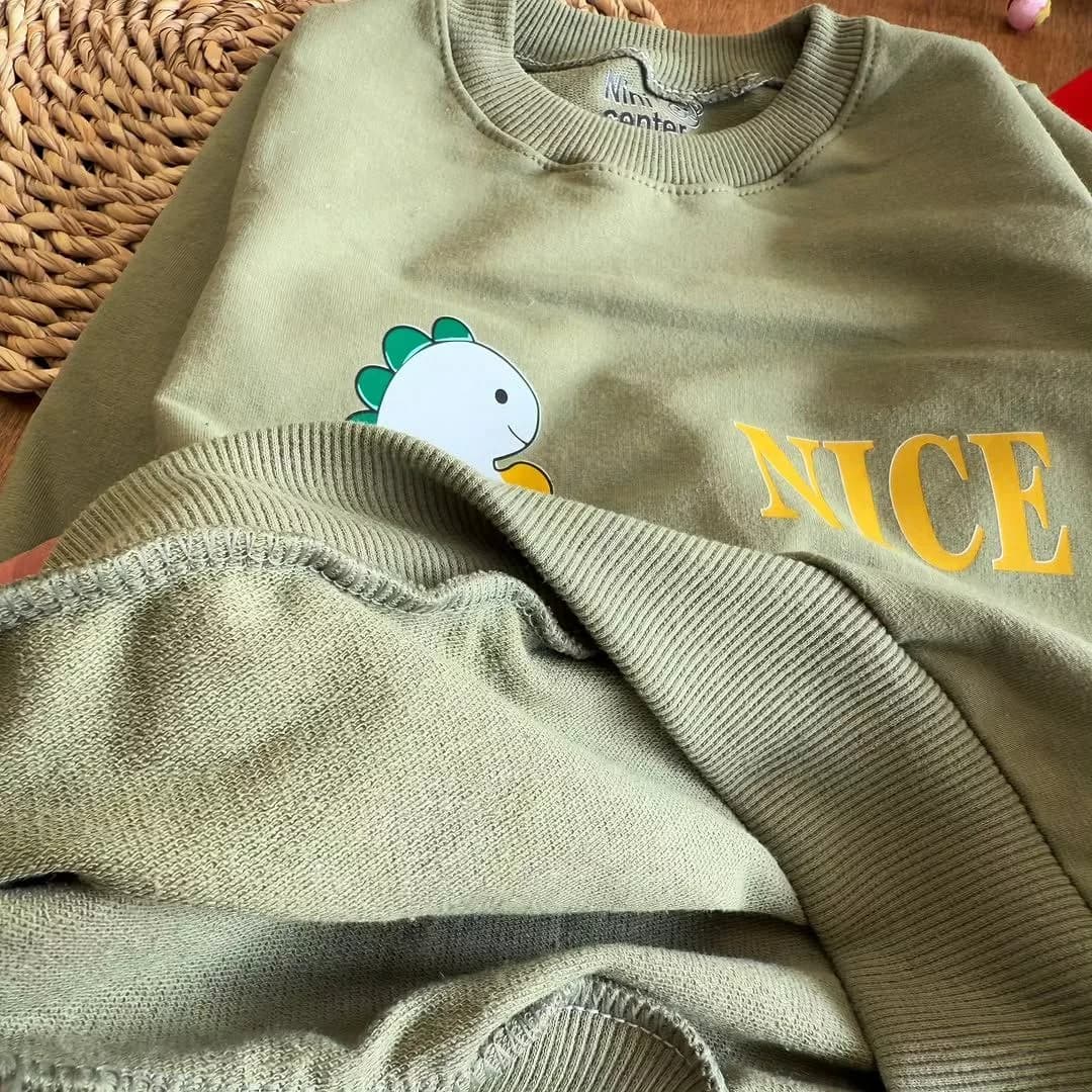 بلوز شلوار دایناسور کوچولو nice سایز ۴۰،۴۵ کد ۵۷۴۶ — تصویر ۵
