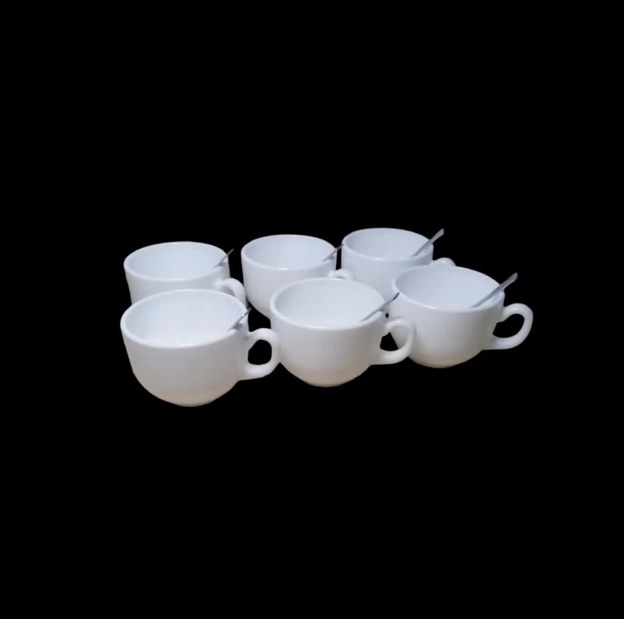 سرویس قهوه خوری 18 پارچه 6 نفره دینو مدل گرد کلاسیک — تصویر ۷