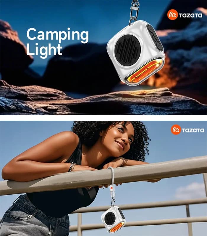 اسپیکر بلوتوث قابل حمل تازاتا مدل VIBE 3 Black — تصویر ۶