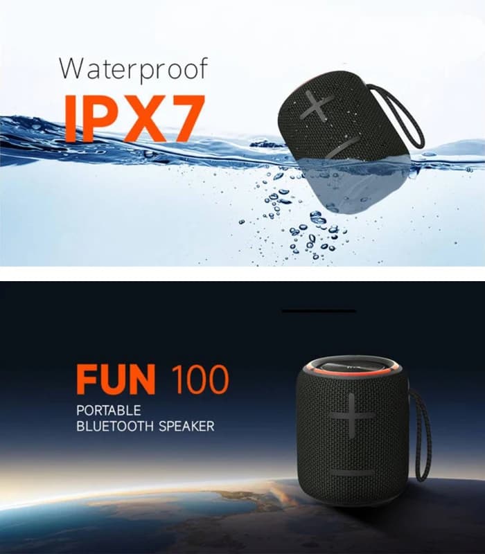 اسپیکر بلوتوث قابل حمل تازاتا مدل FUN 100 — تصویر ۶