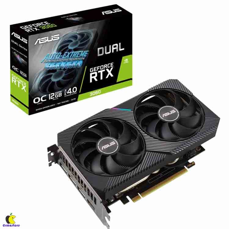 کارت گرافیک ASUS Dual Geforce RTX 3060 12GB