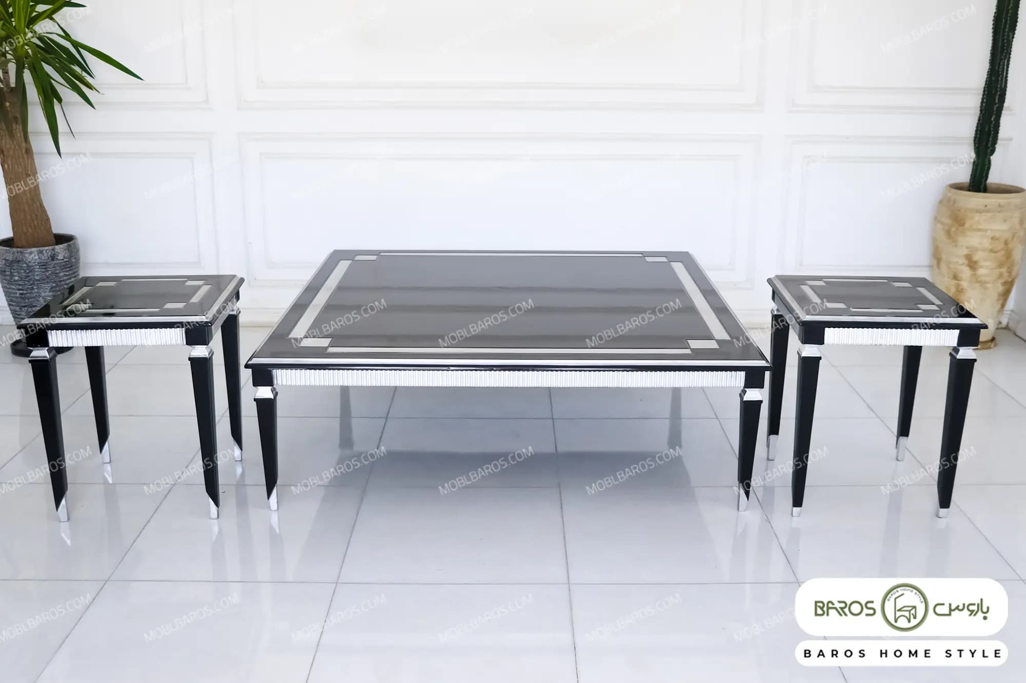 میز جلومبلی و عسلی جدید چوبی سیلور