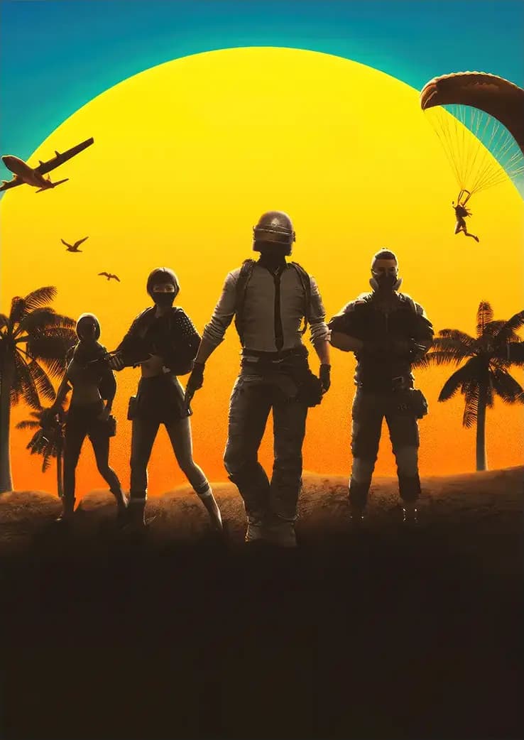 متال پوستر بازی Pubg کد N206