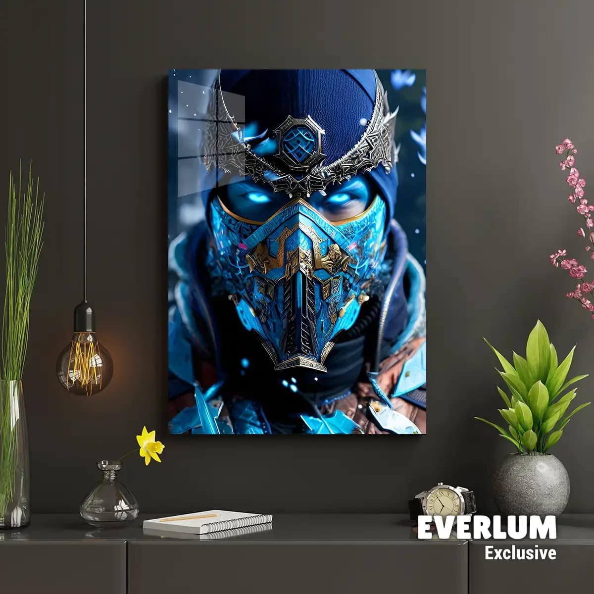 متال پوستر بازی Mortal Kombat طرح شخصیت Sub Zero کد N002 — تصویر ۳