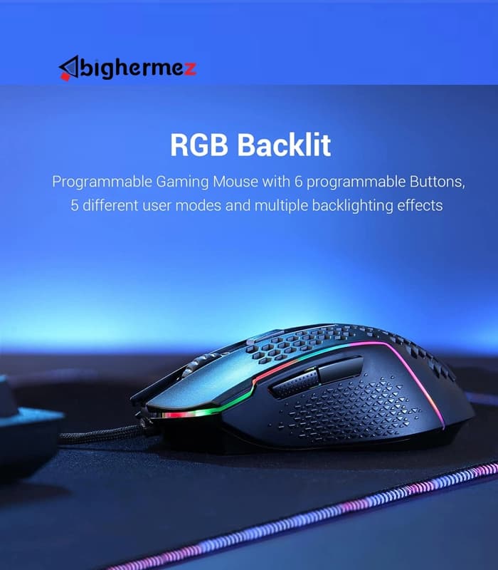 ماوس باسیم مخصوص بازی ردراگون مدل M987-K Lightweight — تصویر ۴