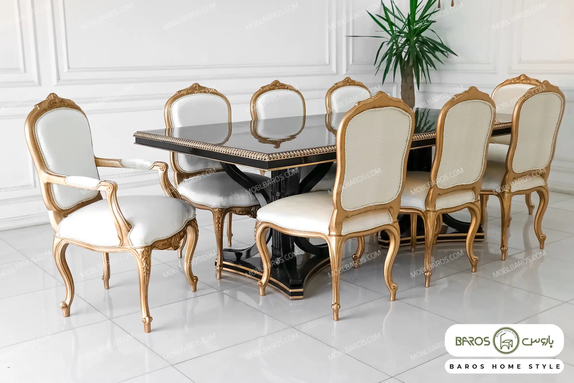 میز ناهارخوری مستطیل المیرا خانی