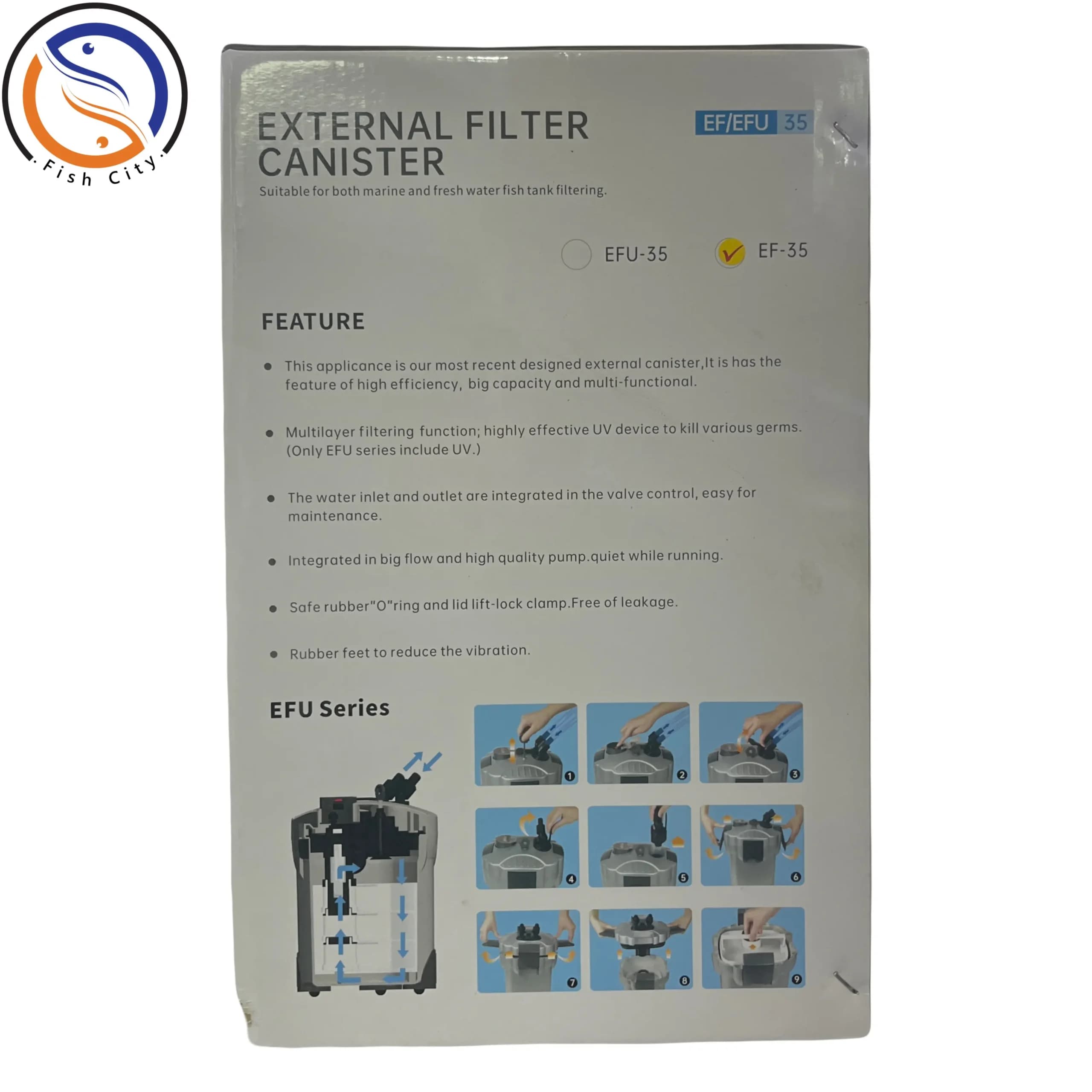 فیلتر سطلی آکواریوم بویو مدل EF-35 — تصویر ۴