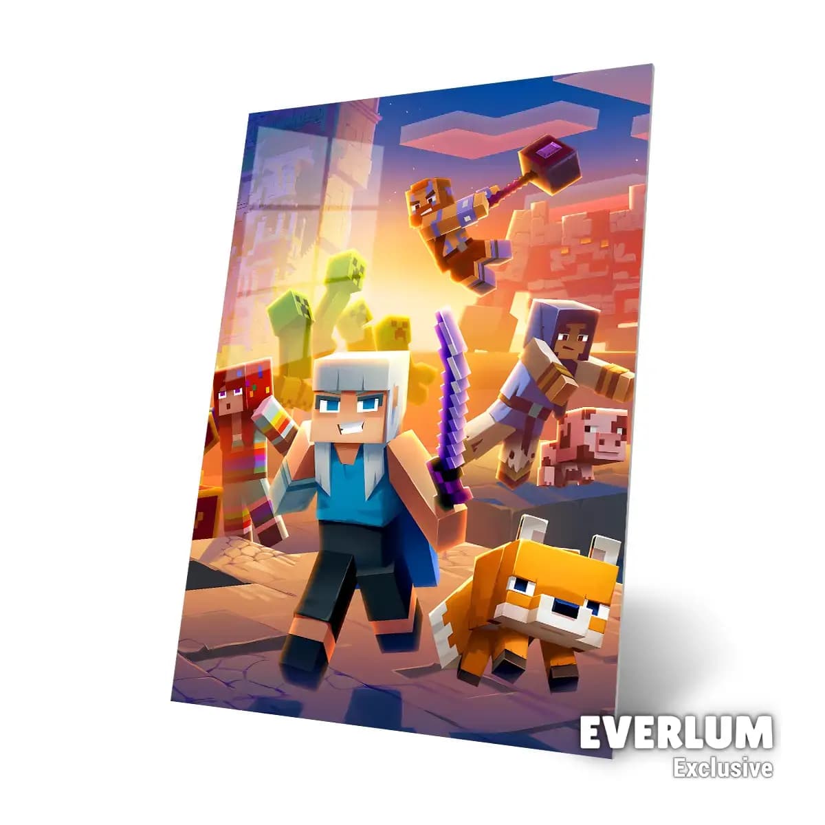 متال پوستر بازی Minecraft کد N403 — تصویر ۴