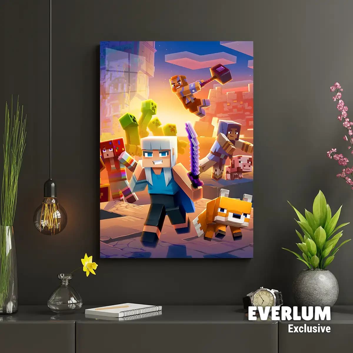 متال پوستر بازی Minecraft کد N403 — تصویر ۳