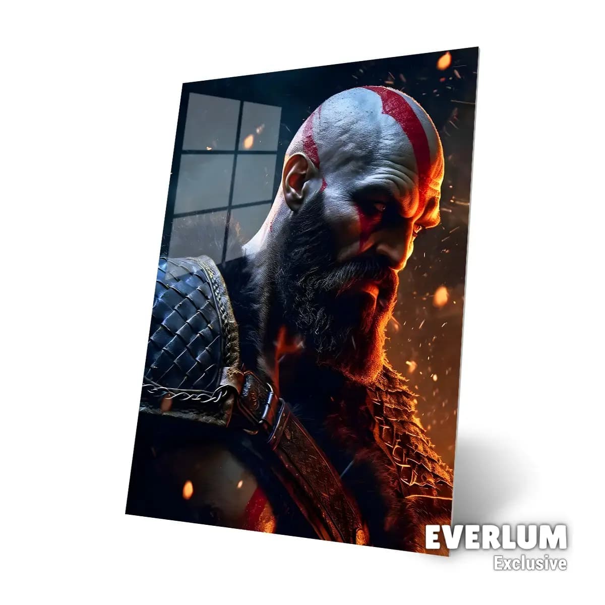 متال پوستر بازی God Of War طرح کریتوس کد N003 — تصویر ۴