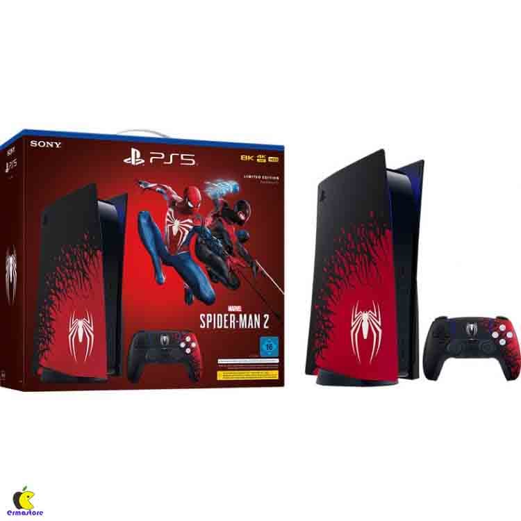 کنسول بازی پلی استیشن 5 باندل اسپایدر من 2 نسخه محدود Limited Spider Man 2 ps5