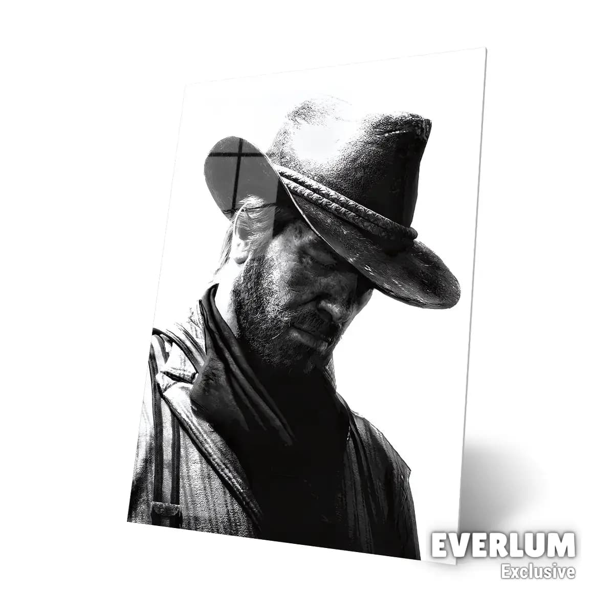 متال پوستر بازی Red Dead Redemption طرح شخصیت آرتور مورگان کد N402 — تصویر ۴