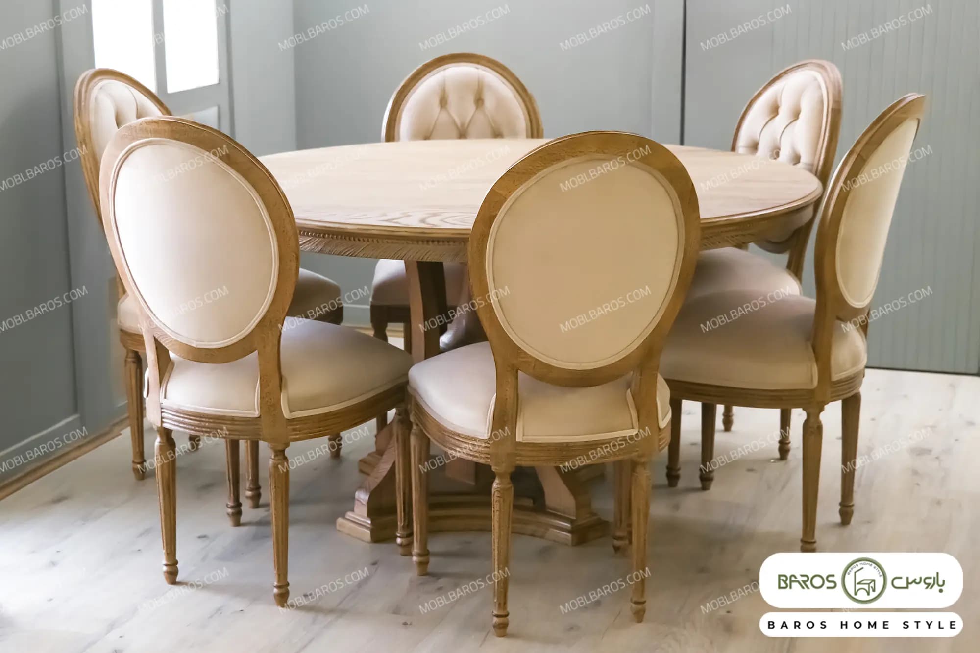 میز ناهارخوری گرد فرشته کیا