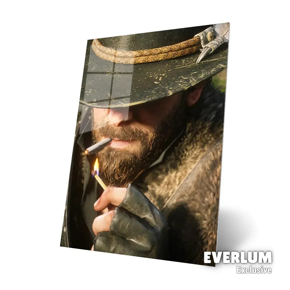 متال پوستر بازی Red Dead Redemption طرح شخصیت آرتور مورگان کد N202 — تصویر ۴