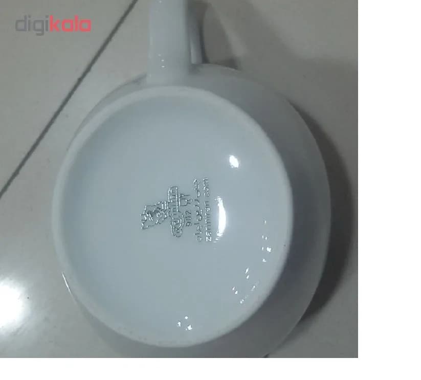 ست فنجان و نعلبکی 12 پارچه چینی زرین ایران سری ایتالیا اف مدل گلستان درجه یک — تصویر ۶