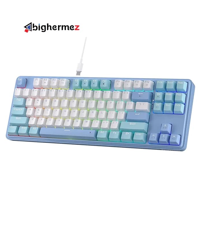 کیبورد باسیم مخصوص بازی ردراگون مدل K707 STAR BLADE WBB — تصویر ۲