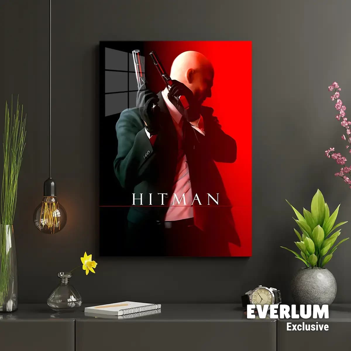 متال پوستر بازی Hitman کد N401 — تصویر ۳