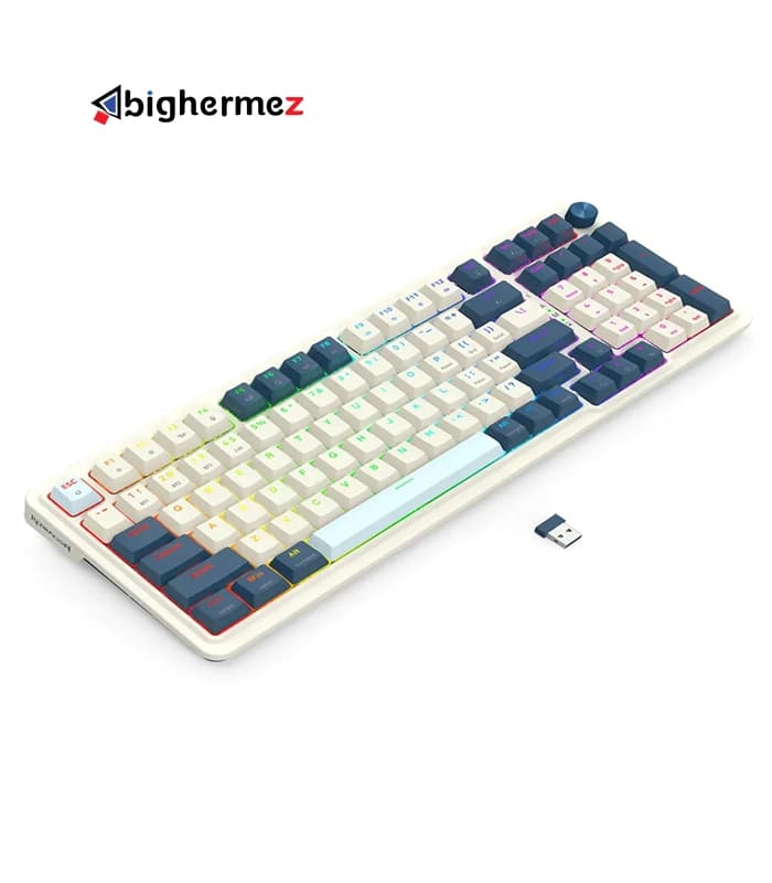 کیبورد بیسیم/باسیم مخصوص بازی ردراگون مدل EISA K686 WB PRO — تصویر ۳