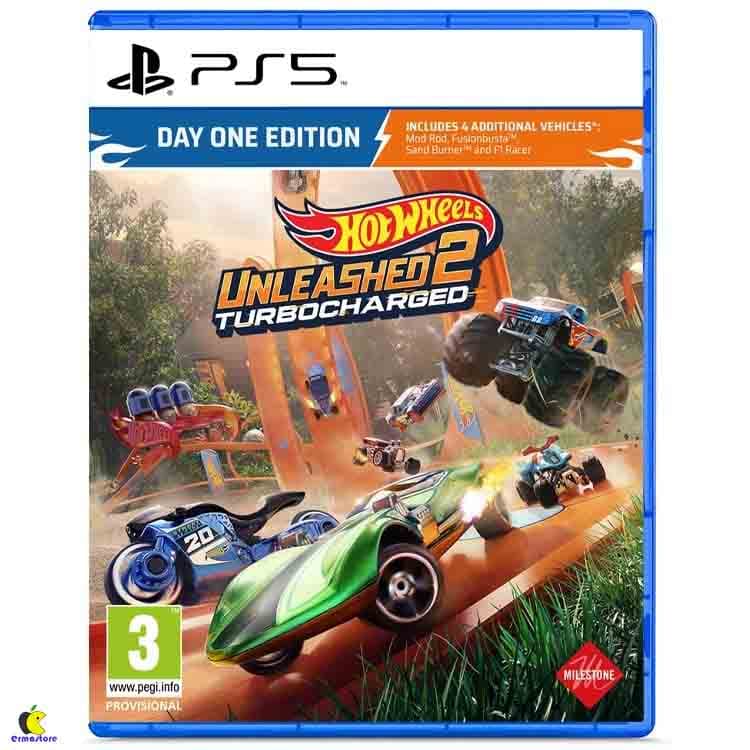 بازی Hot Wheels Unleashed 2 Turbocharged نسخه Day One Edition برای پلی استیشن 5