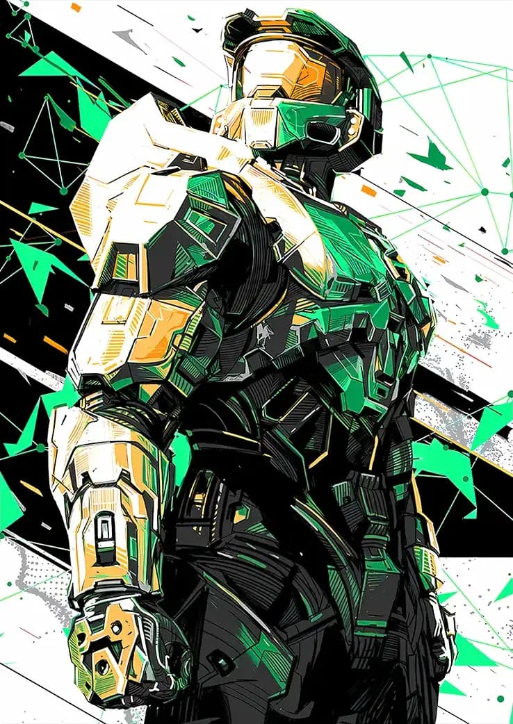 متال پوستر بازی Halo Infinite کد N201 — تصویر ۲