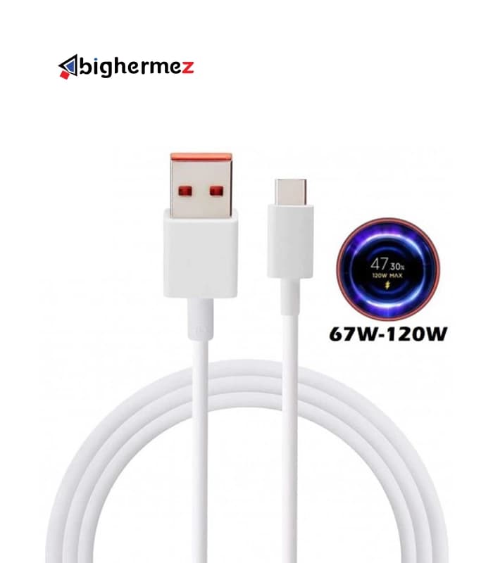 کابل شارژ TYPE-C فست شارژ شیائومی 120W MAX