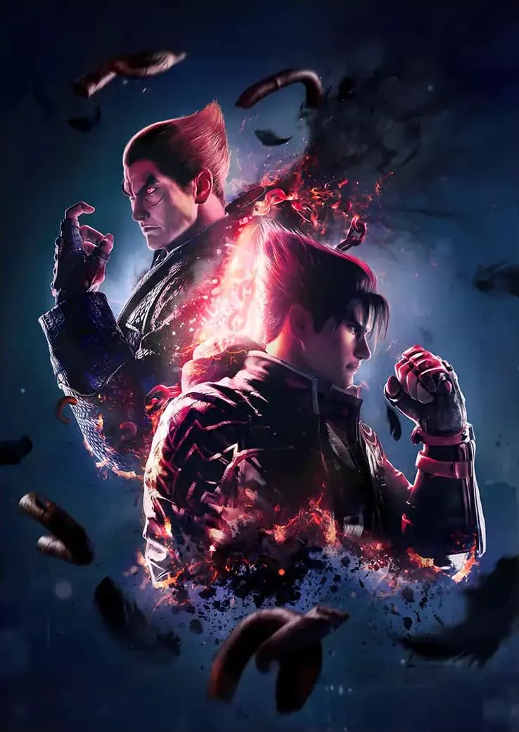 متال پوستر بازی Tekken کد N602