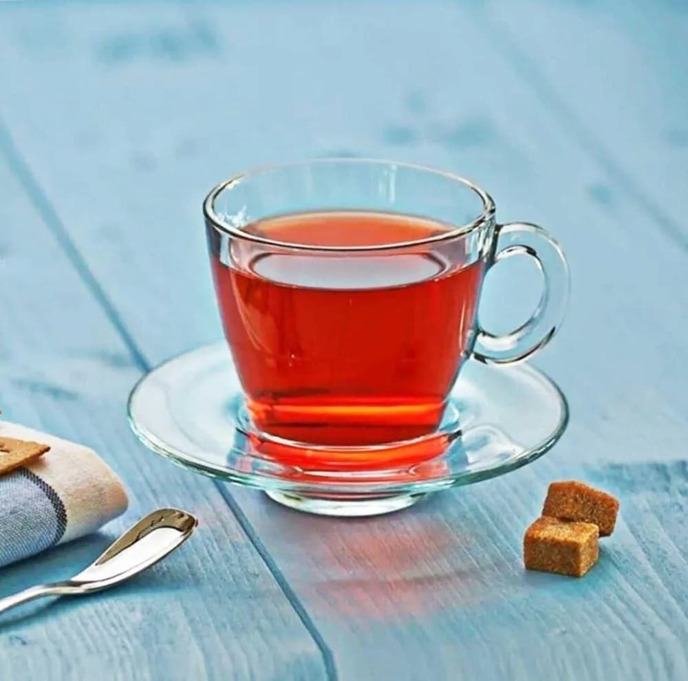 ست فنجان و نعلبکی 6 نفره پاشا باغچه مدل آکوا کد 95040 — تصویر ۳