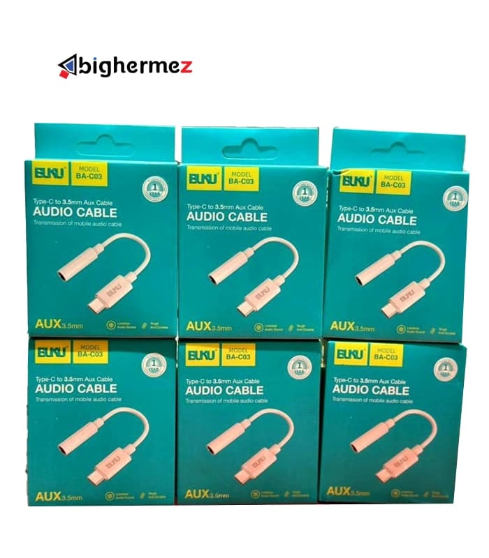 کابل تبدیل TYPE-C به AUX مدل BUKU BA-C03 — تصویر ۳