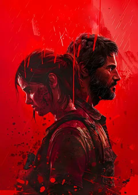 متال پوستر بازی The Last Of Us کد N219