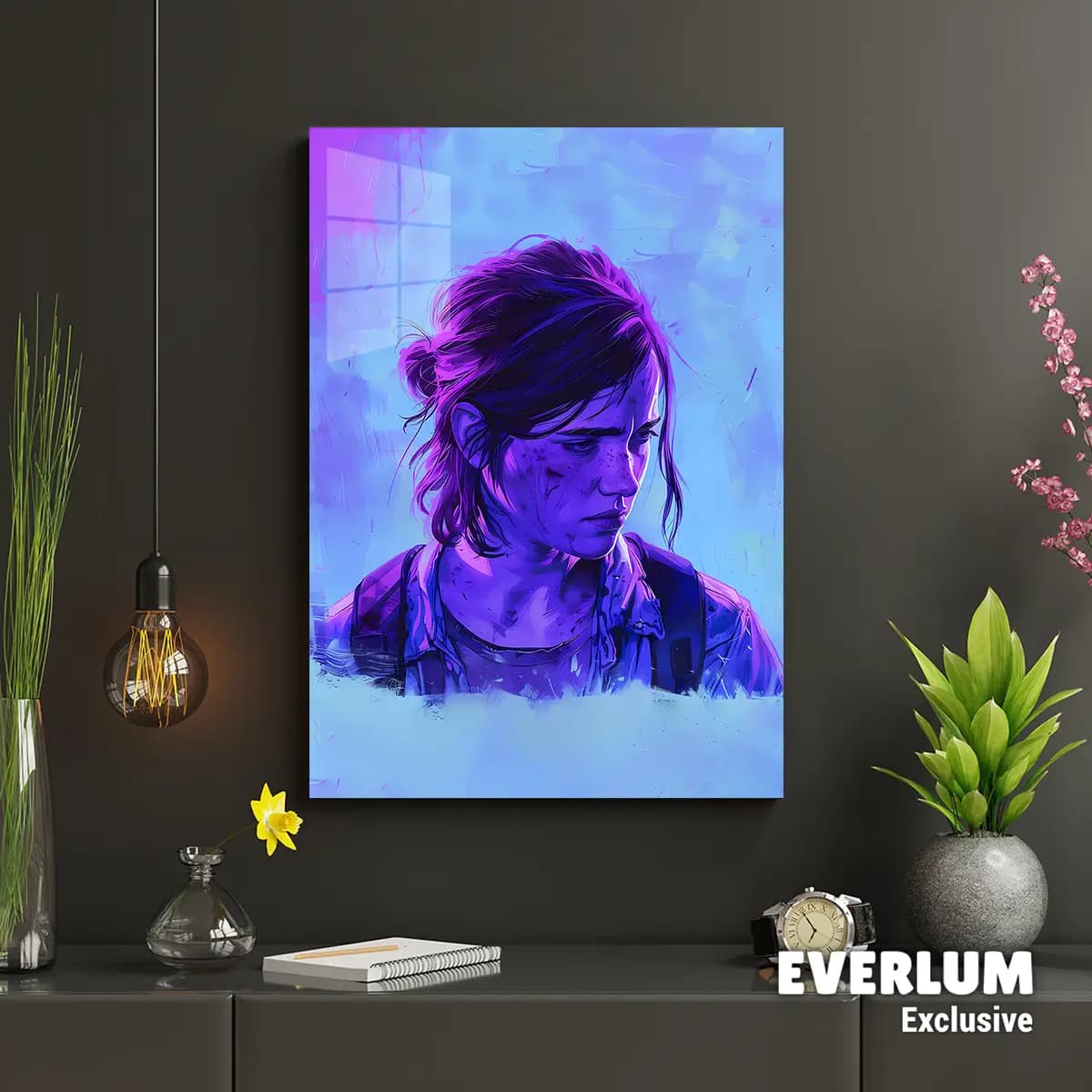 متال پوستر بازی The Last Of Us طرح شخصیت Ellie کد N214 — تصویر ۳