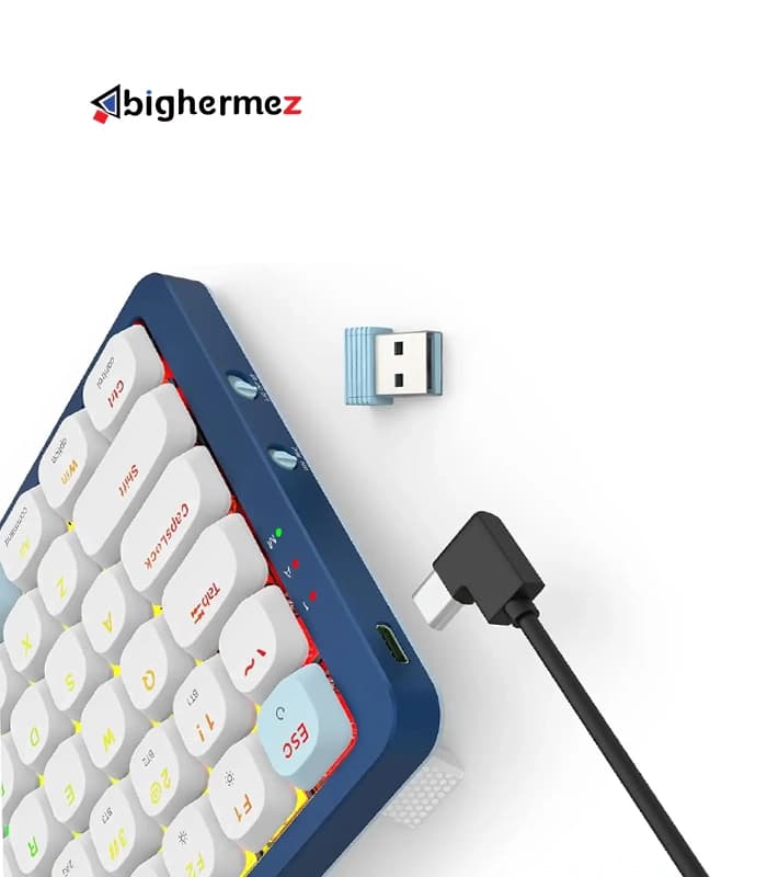 کیبورد بیسیم/باسیم مخصوص بازی ردراگون مدل EVA PRO K684 WB RGB — تصویر ۳