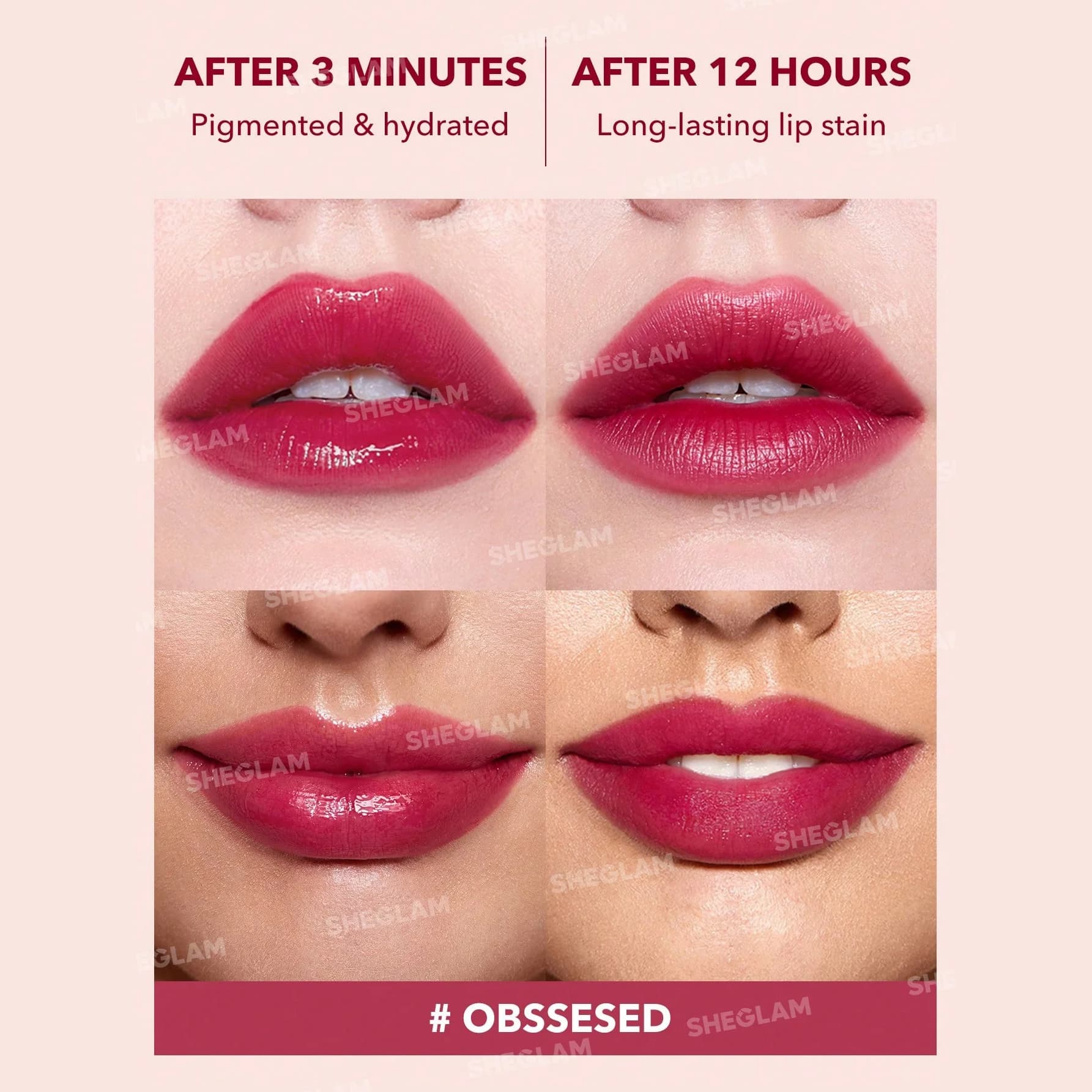 تینت لب شیگلم Obsessed — تصویر ۵