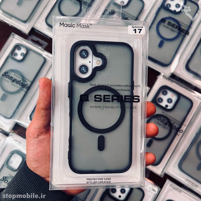 قاب آیفون 17 – IPHONE 17 مدل مگ سیف دار پشت مات Magic Mask