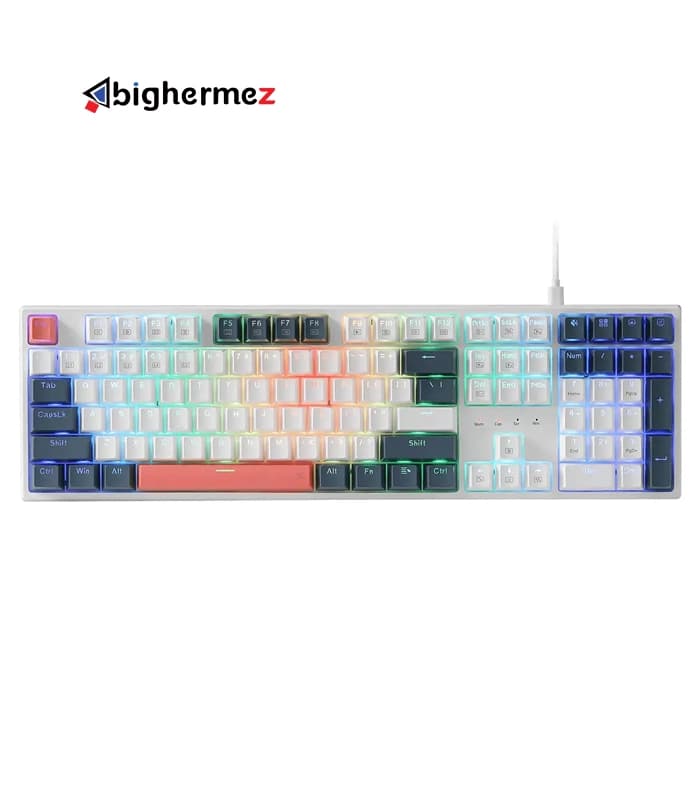 کیبورد باسیم مخصوص بازی ردراگون مدل Trundle K668 WBO RGB