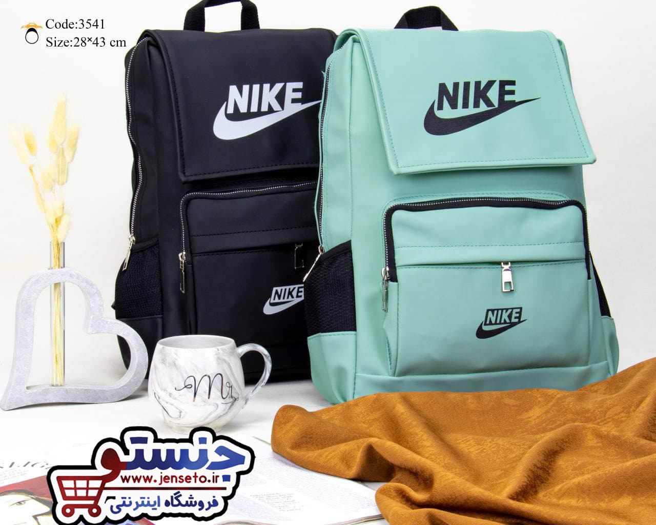 کوله پشتی دخترانه دانشجویی nike کد 3541
