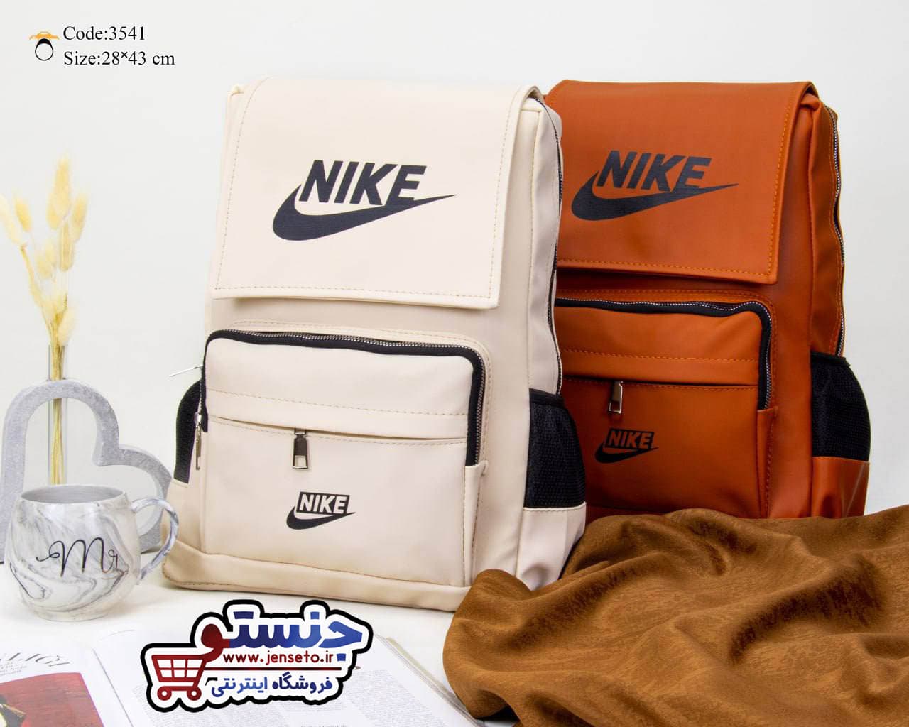 کوله پشتی دخترانه دانشجویی nike کد 3541 — تصویر ۲