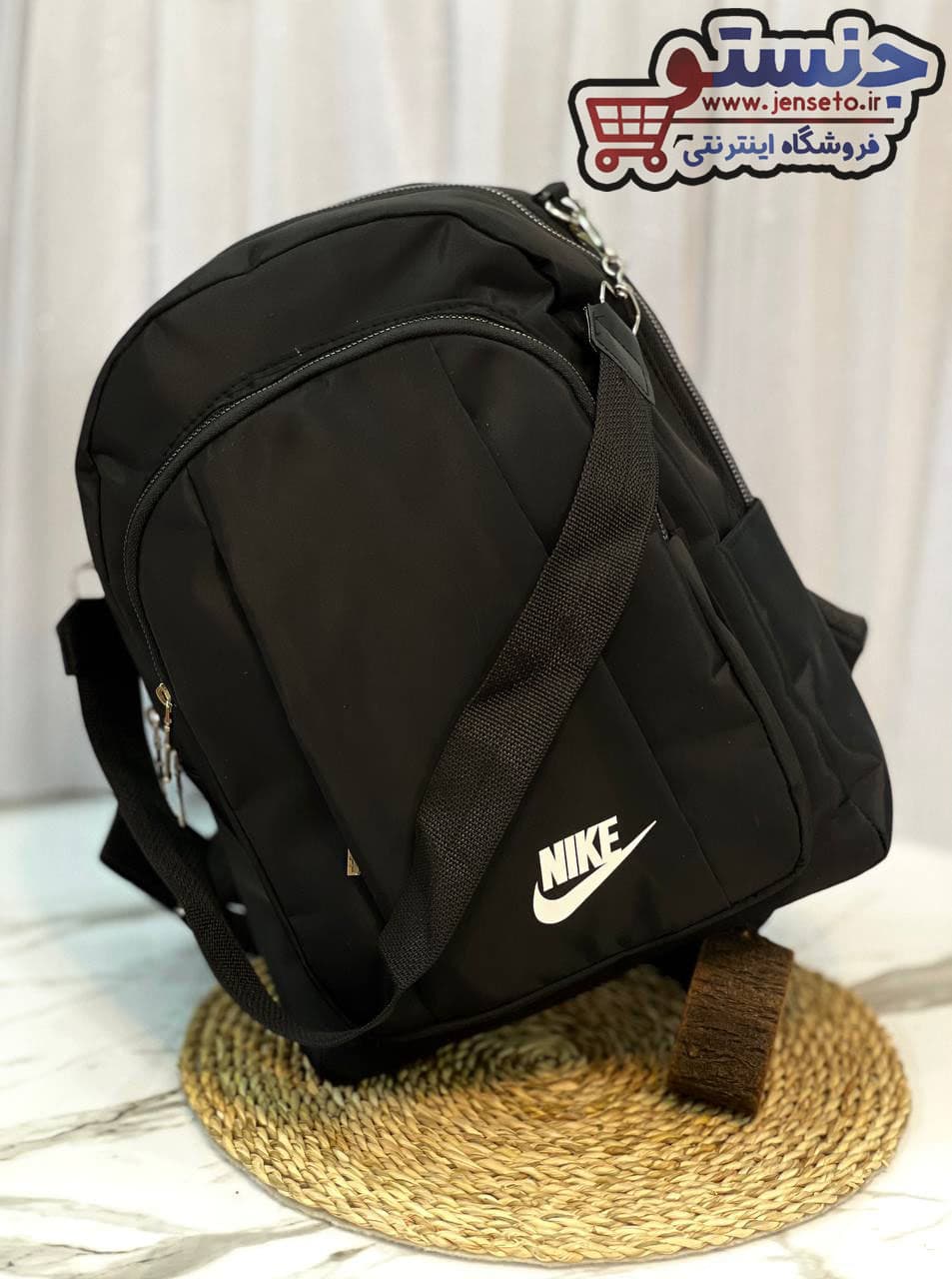 کوله پشتی دخترانه دانشجویی نایک NIKE جدید کد 140302 — تصویر ۳