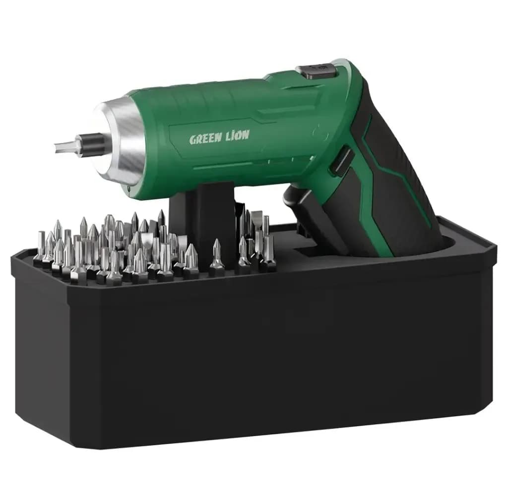 پیچ گوشتی شارژی 3.7 ولت گرین لاین مدل GSD-54 بسته ۵۴ عددی