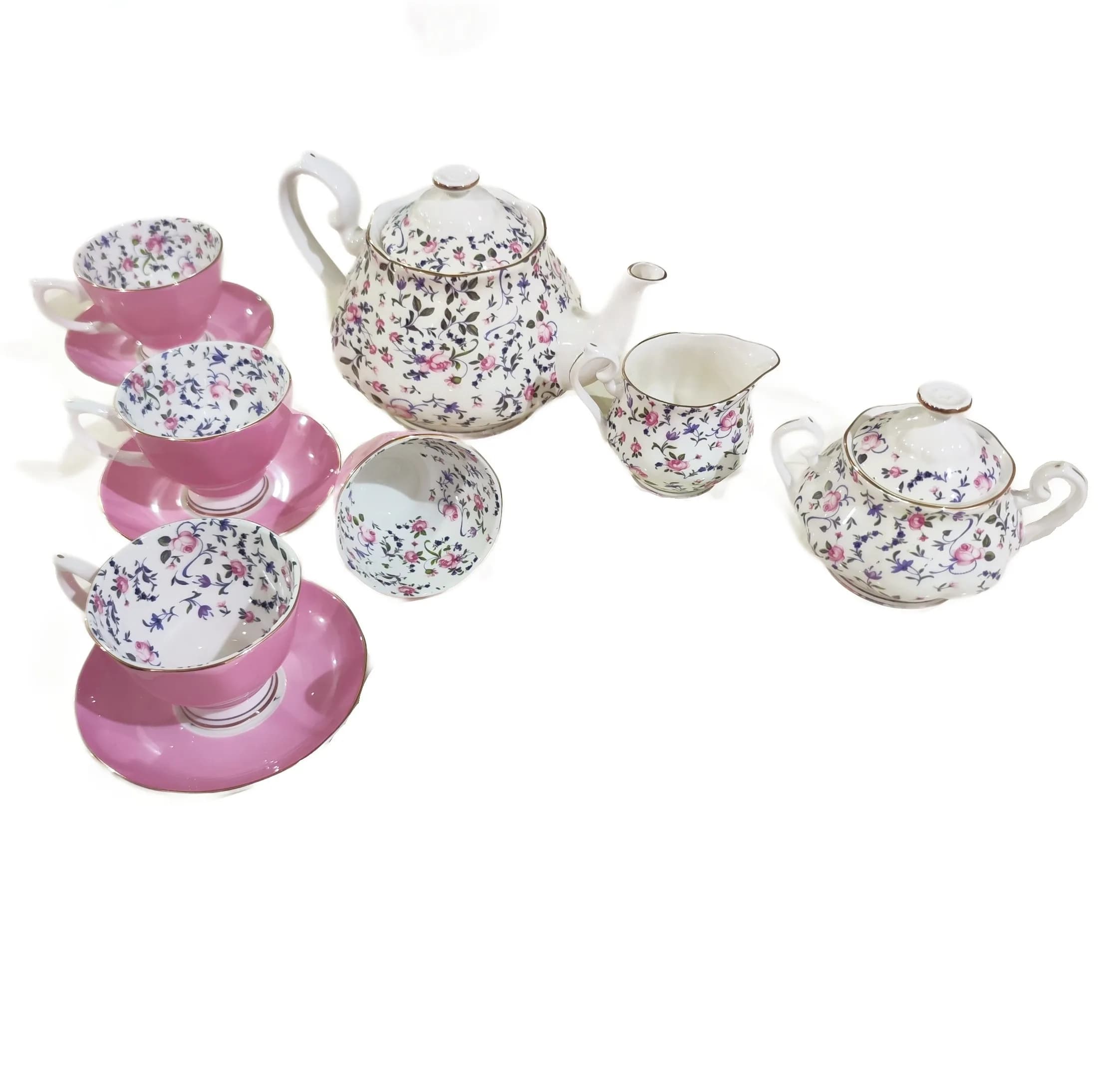 سرویس چای خوری 15 پارچه 6 نفره طرح کلاسیک کد 1996 — تصویر ۷
