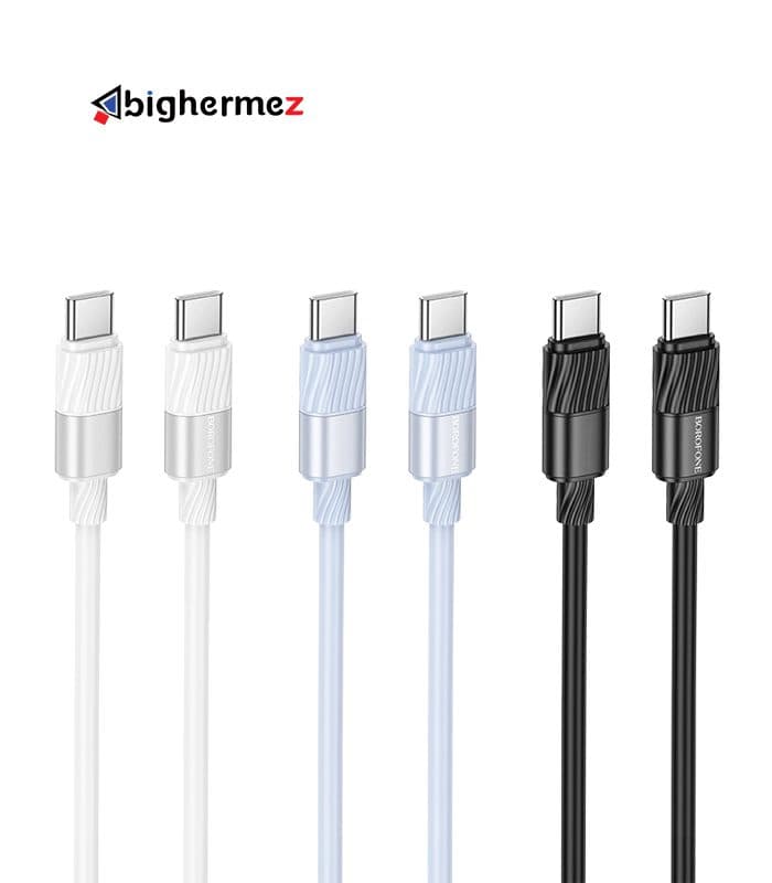 کابل شارژ دوسر TYPEE-C 60W بروفون مدل BX106