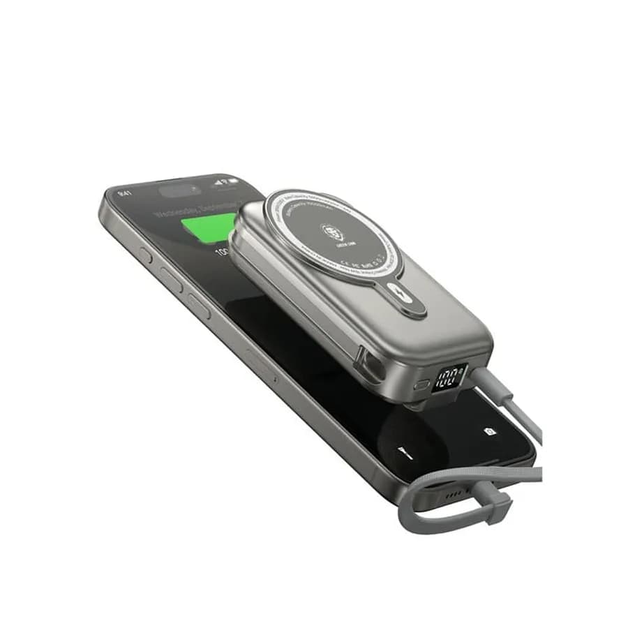 پاوربانک مگ سیف گرین لاین Green Monaco Grip 10000mAh PowerBank — تصویر ۸