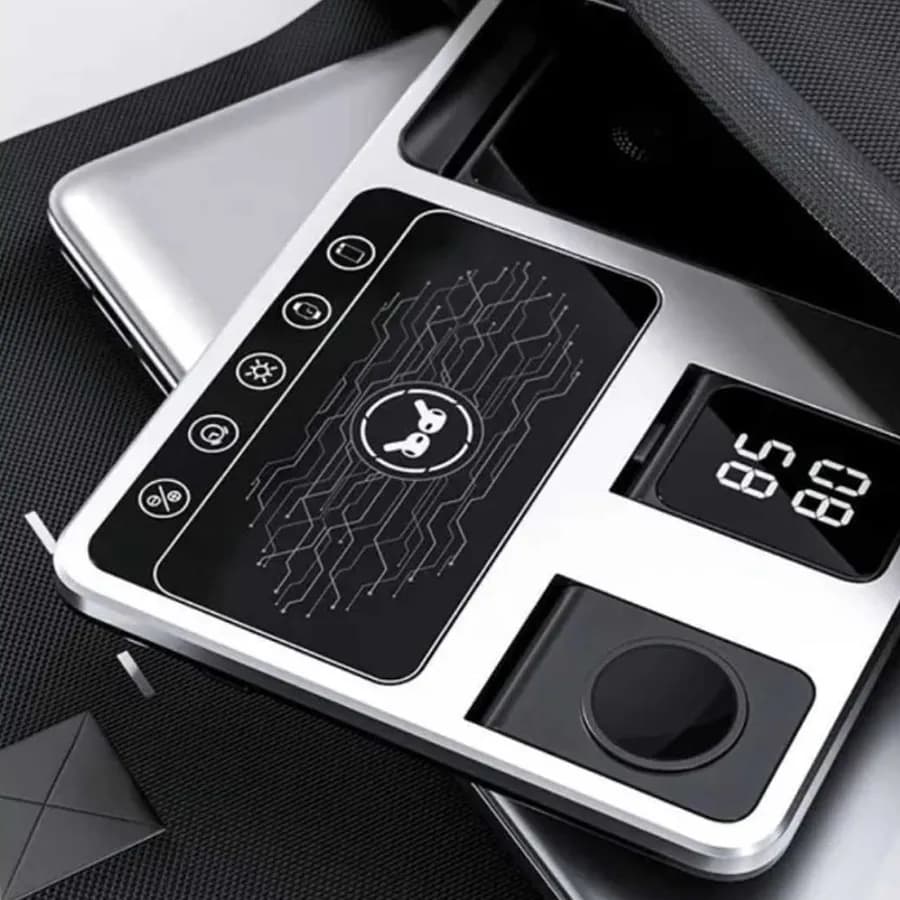شارژر بی سیم 4 کاره 15 واتی گرین لاین مدل Charging Station — تصویر ۳